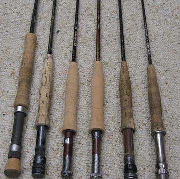 A small collection of fly rods.