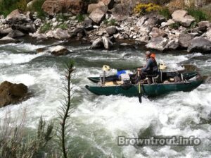 Pontoon style cataraft for fly fishing