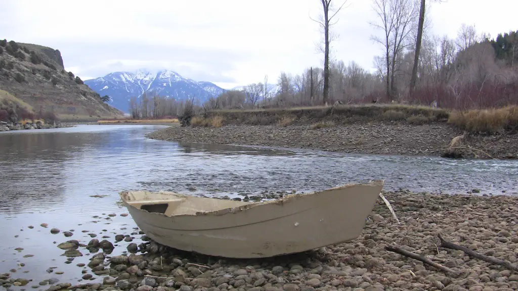 Capsized clackacraft on the south fork of the snake