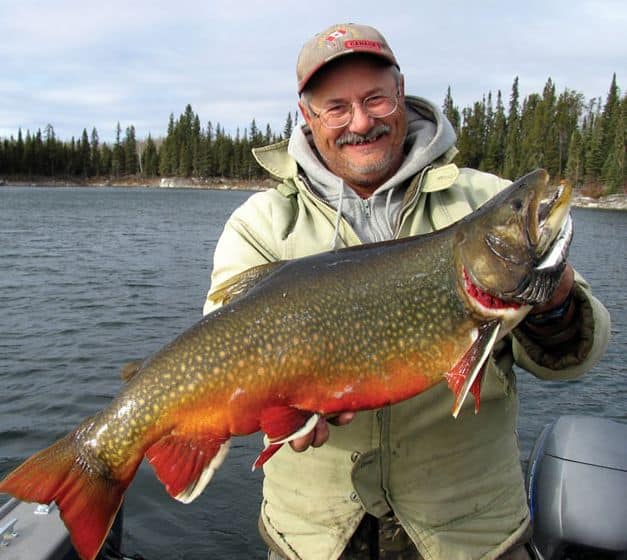 Record Brook Trout from Manitoba