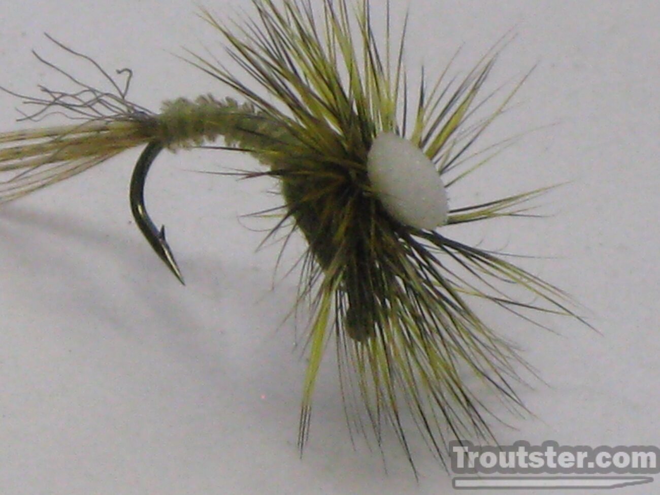 Thin pin green drake emerger, green drake fly pattern, green drake dry fly pattern, green drake cripple fly pattern, green drake wet fly