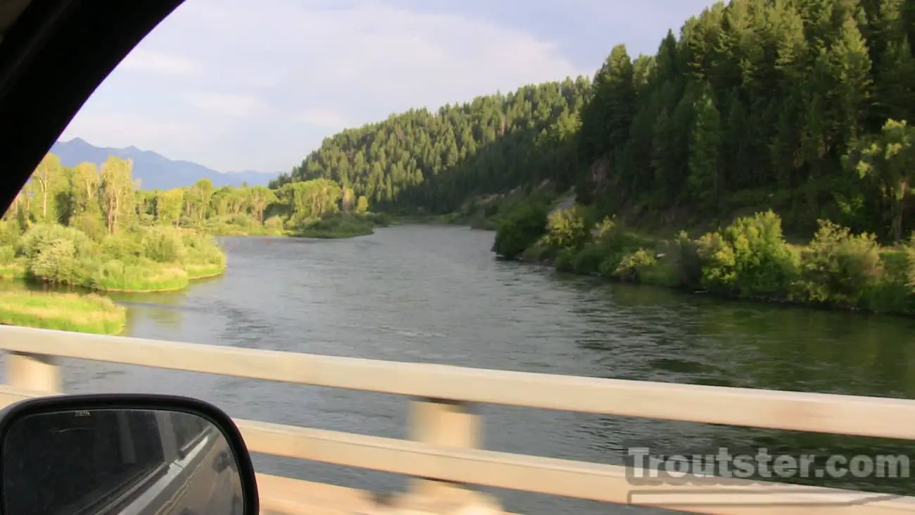 Spring creek bridge in Swan valley Idaho