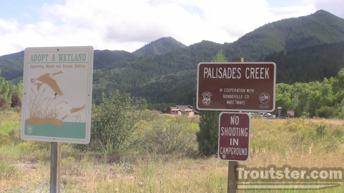 Husky or Palisades creek boat launch on the South fork of the snake river in Idaho, snake river boat launches, snake river boat launch map