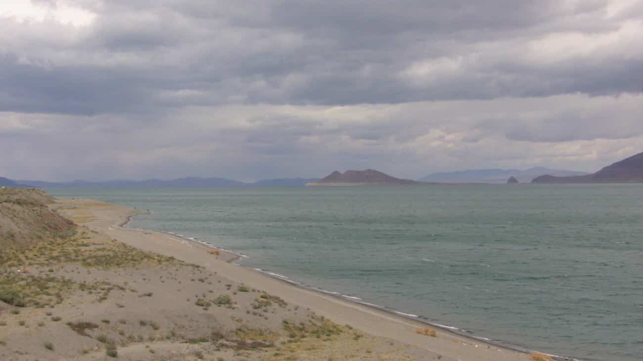 Pyramid lake NV, home of the world record cutthroat