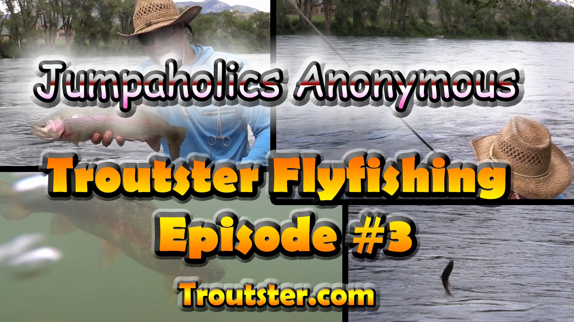 Jumpaholics Anonymous Big rainbow trout fly fishing video