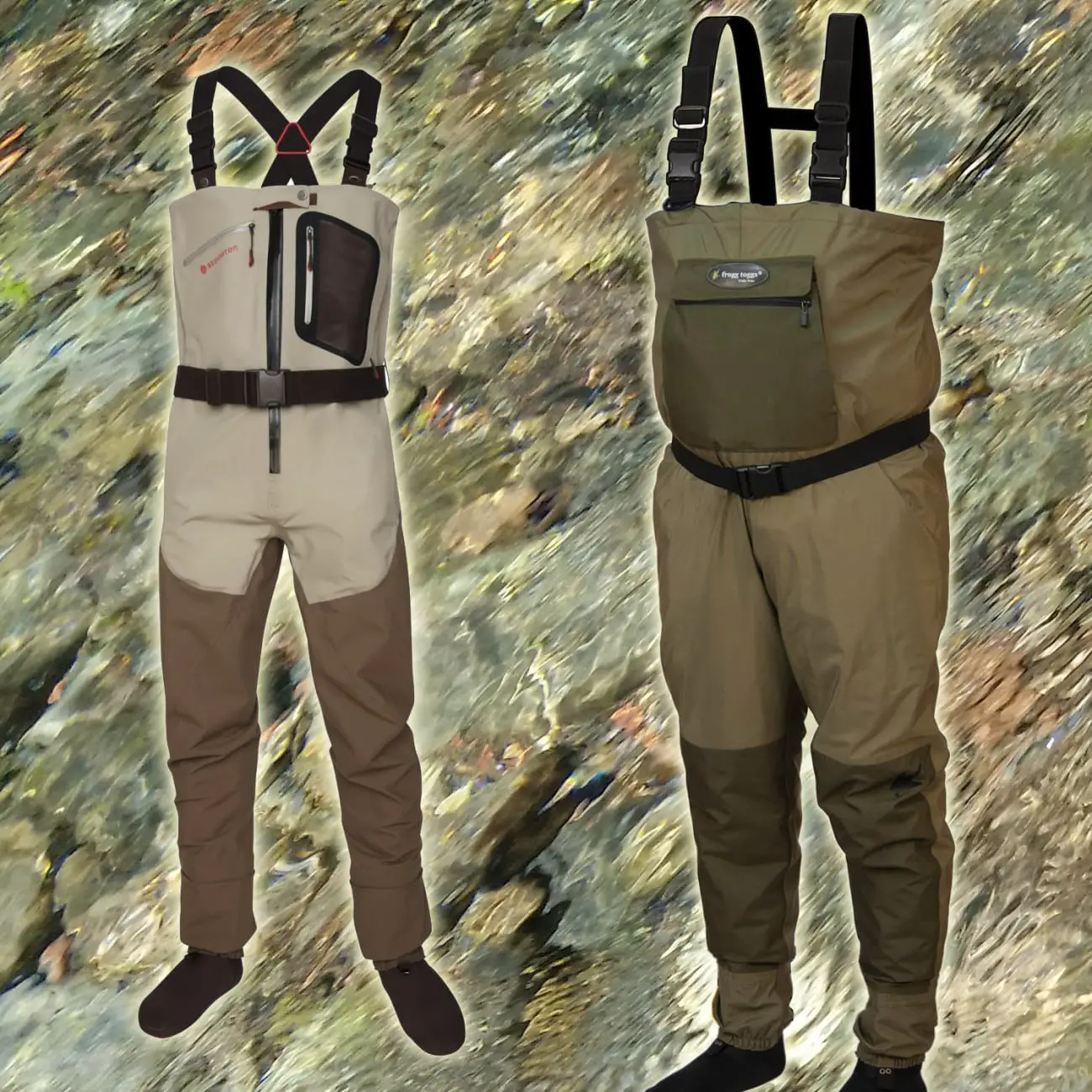 Waders suitable for the fly fisherman