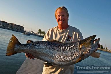 Wisconsin world record sized brown trout, biggest trout ever caught, the current and past world record brown trout, the biggest trout in the world