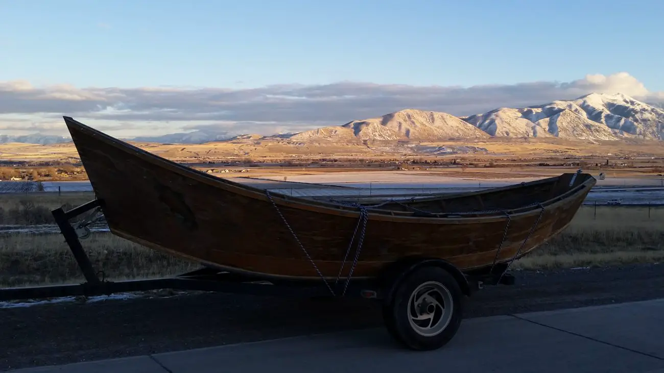 Wooden driftboat - My new fixer upper project. 