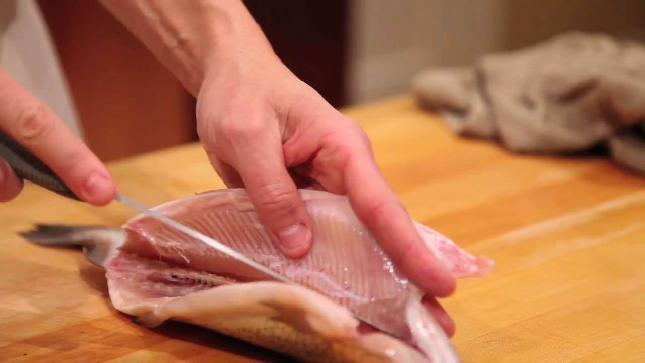 how to debone trout, how to debone a trout before cooking, how to debone trout fillet