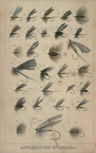 Bowlker's Art of Angling (1854), fly fishing history, who invented fly fishing, when fly fishing was invented